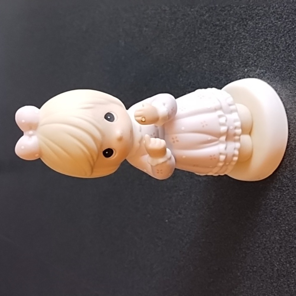 Precious Moments "Say I Do" and "I Still Do" Porcelain Figurines - Picture 7 of 11